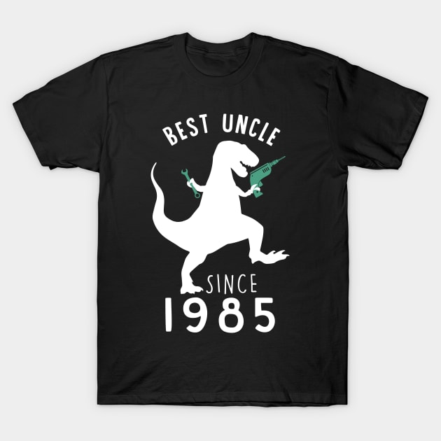 Best Uncle 1985 T-Shirt UncleSaurus Since 1985 Dad Gift T-Shirt by thuocungphoi732